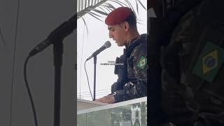 COMANDANTE DA POLÍCIA DO EXÉRCITO PARAQUEDISTA 🦅🔥 INFANTARIA PQDT PE MILITAR PQD POLICIA EB [upl. by Annalee]