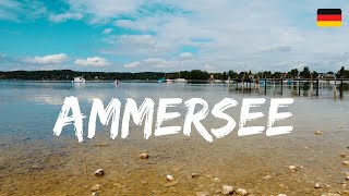 Ammersee lake in Bavaria Germany from drone  Travel Germany 4K [upl. by Siuol]