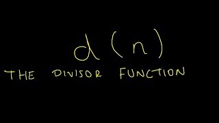 The Distribution of Primes 3  The Divisor Function dn [upl. by Nadaba239]