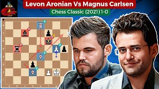 Levon Aronian vs Magnus Carlsen • Chess Classic 2021 [upl. by Ahsilem]