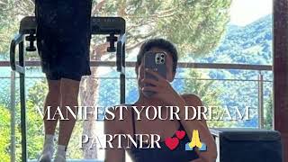 MANIFEST YOUR DREAM PARTNER INSTANTLY subliminal 💕 100 works [upl. by Eenttirb]