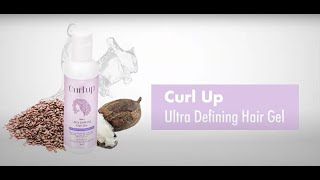 How to Use Curl Up Ultra Defining Hair Gel  For Naturally Wavy and Curly Hair [upl. by Dominic475]