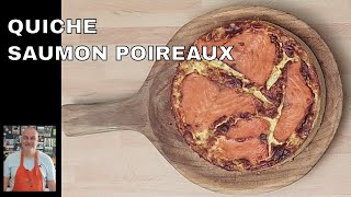 Recette quiche saumon poireaux [upl. by Koenig908]