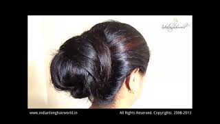 Everyday Hairstyles for Long amp Medium Hair  Basic Knot Hair Bun  Simple Hair Braid  Hair Brushing [upl. by Srini576]