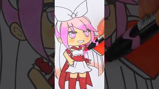 Coloring Emma gacha gachalife coloring art [upl. by Furtek]