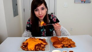 Chili Cheese Tots  McDonalds Mukbang [upl. by Bradly473]