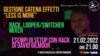 Giampaolo Noto Live  Rack LooperSwitcher Mixer Gilmour sound [upl. by Sibella]