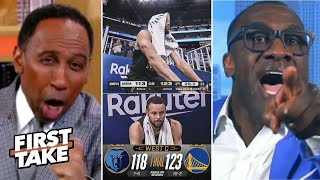 FIRST TAKE  quotWarriors team is a Championship juggernautquot  Stephen A react Curry Dubs 102 start [upl. by Ahsanat]