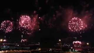 Macys Fireworks July 4th 2013 Independence day New York Hudson River  1 [upl. by Poole512]