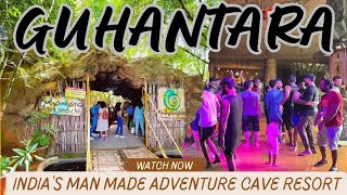 Guhantara cave resort  one of the best resort in Bangalore  Man made caves  Full walkover [upl. by Nylakcaj]