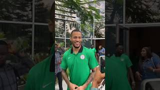 William Troost Ekong With Fanss [upl. by Couture59]