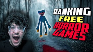 Ranking Steams Best Free HORROR Games [upl. by Schober]