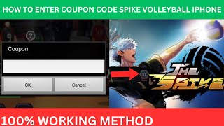 How To Enter Coupon Codes in The Spike Volleyball On iPhone IOS [upl. by Emmerich]