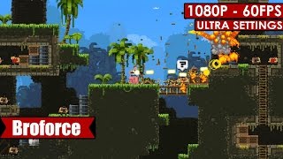 Broforce gameplay PC HD 1080p60fps [upl. by Uile]