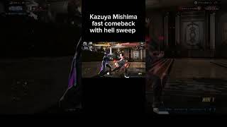 Kazuya Mishima fast comeback with hell sweep [upl. by Ecinrev]