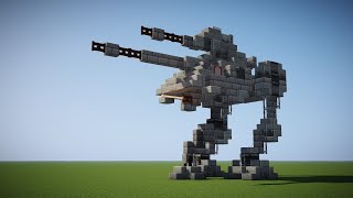 ATAP Walker Minecraft Tutorial 11 scale Star Wars [upl. by Jonie699]