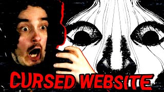 Getting tricked into visiting a CURSED WEBSITE [upl. by Llieno943]