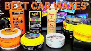 WAX The BEST Car Waxes Tested  Top Carnuaba amp Polymer Waxes No Ceramics [upl. by Rhynd915]