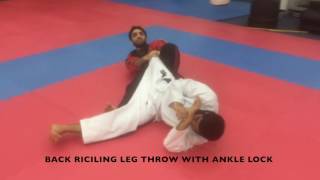 RICILING LEG THROW WITH ANKLE LOCK [upl. by Anikes296]