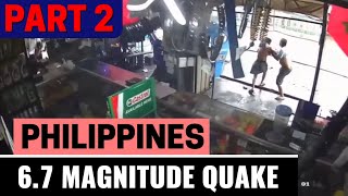 Magnitude 67 Earthquake in Philippines Mindanao  Nov 17 2023 Compilation PART 2 [upl. by Serolod]