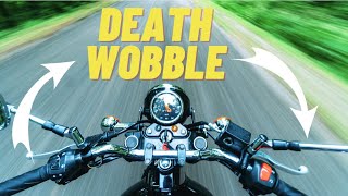 Causes And How To Prevent The DEATH WOBBLE [upl. by Orelu640]