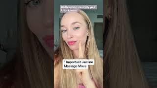 Achieve the Perfect Snatched Jawline with THIS Trick facemassage skincare beauty [upl. by Nottnerb]