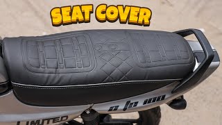 New Seat Cover Installation in Bajaj CT 100 Bike [upl. by Nnayhs967]