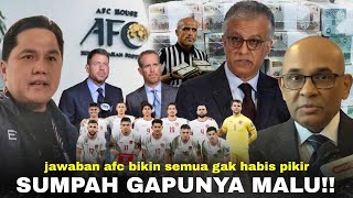 quotOke Kalau Maunya Gituquot Satu Dunia Dibuat Gedeg Sama Jawaban AFC PSSI Jangan Sepelekan Indonesia [upl. by Helman]