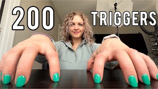 FAST amp AGGRESSIVE ASMR 200 RANDOM TRIGGERS💥 [upl. by Hughes]