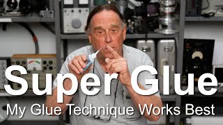 How To Crazy Glue Superglue Wood Rubber Leather Drywall Fix anything with CA CyanoAcrylate [upl. by Kassel952]