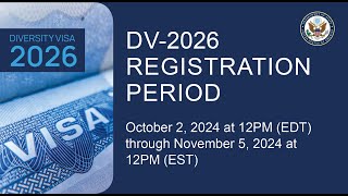 DV 2026 Guide to the US Diversity Visa Lottery Application መሙላት ነገ ይጀምራል ethiopia DV2026 DV [upl. by Nylesaj]