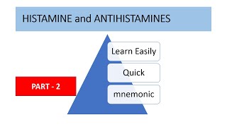 Histamines amp Antihistamines Part  2 histamine receptors  mnemonics tamilecpharmacology [upl. by Calmas]