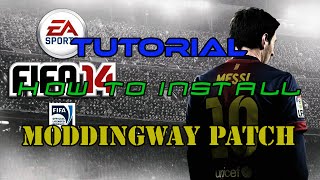 TUTORIAL HOW TO INSTALL MODDINGWAY PATCH TO FIFA 14 PC with commentary [upl. by Pascal]