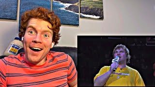 Jack Black Sings National Anthem REACTION [upl. by Alrats178]