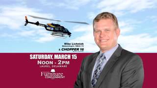 Meet WBOC meteorologist Mike Lichniak as he lands with Chopper 16 at DFC Saturday March 16 2014 [upl. by Gamal]