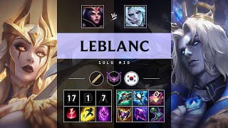 LeBlanc Mid vs Viego Legendary  KR Master Patch 1419 [upl. by Panthea]