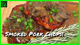 Smoked Pork Chops  Weber Kettle Pork Chops  PorkChopDay [upl. by Nulubez420]