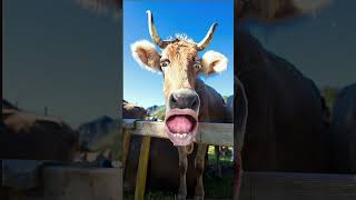 cow mooing sound effect funny 🐄🤣Shorts [upl. by Cleres]