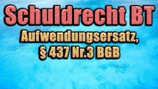 Aufwendungsersatz § 437 Nr3 BGB  Schuldrecht BT 13 [upl. by Holtorf]