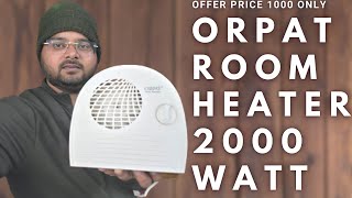 The Best Orpet Room Heater for Your Home 2000 watt [upl. by Erine]