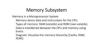 A basic microprocessor system [upl. by Annuhsal862]