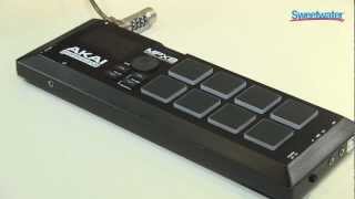 Akai MPX8 Sample Pad Controller Overview  Sweetwater at Winter NAMM 2013 [upl. by Ppilihp]