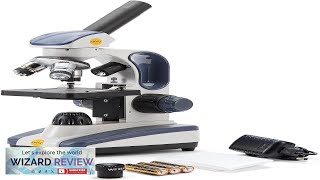 SWIFT Compound Monocular Microscope SW200DL with 40X1000X Magnification Dual Light Review [upl. by Elman]