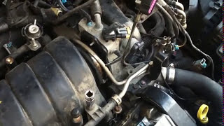 Vacuum leak repair on cadillac northstar engine [upl. by Rosel]