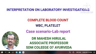 CBC interpretation part2 WBC PLATELET amp Case ScenarioLab report discussion [upl. by Kalila293]