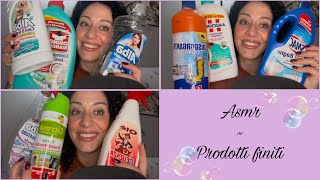 Asmr Prodotti finiti  Cura della casa  Asmr ita [upl. by Heisel]