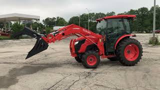 Kubota MX6000 Tractor With Skeleton Bucket And Grapple Walkaround [upl. by Cadell762]