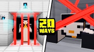 20 Ways to Escape Prison in Minecraft [upl. by Ark944]