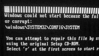 Solucion al ERROR c windows system32 config system [upl. by Jasper]