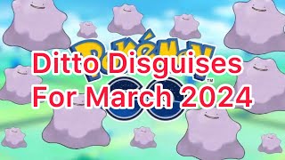 Pokemon Go Ditto March 2024 How to Find Catch and Shiny Ditto Odds [upl. by Telrahc91]